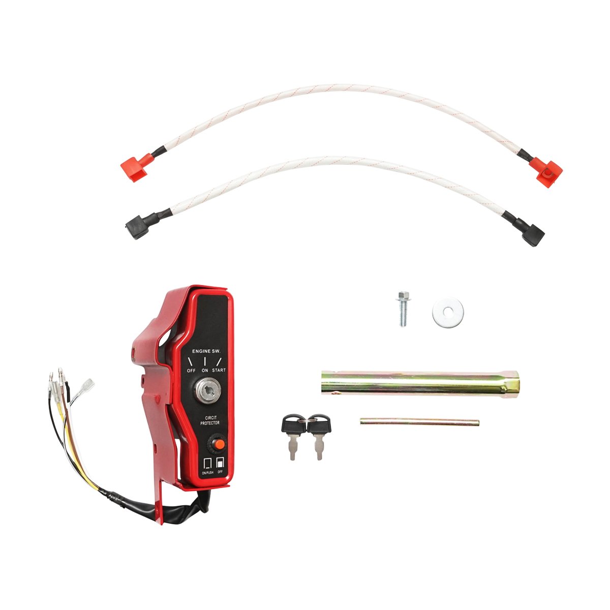 Motor pe benzina 13CP, 4 timpi, ax cu pana 25mm pornire cheie/sfoara, reductor priza Breckner Germany